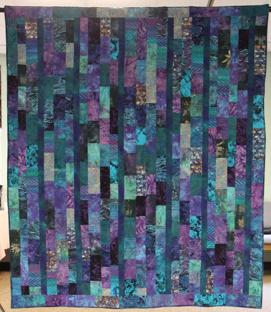 Lap Quilt Honorable Mention: Francyne Willby, Moody Blues